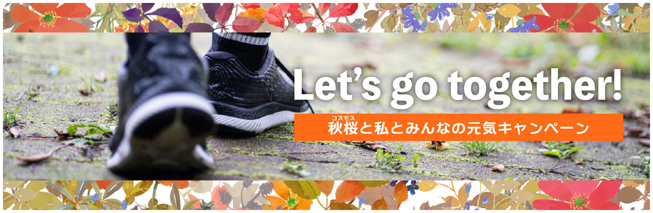 Let's go together! 秋桜と私とみんなの元気キャンペーン